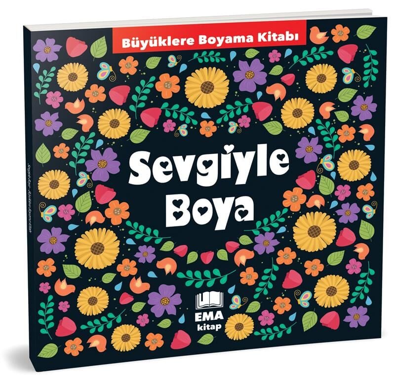 Ema Kitap Büyüklere Boyama Sevgi İle Boya