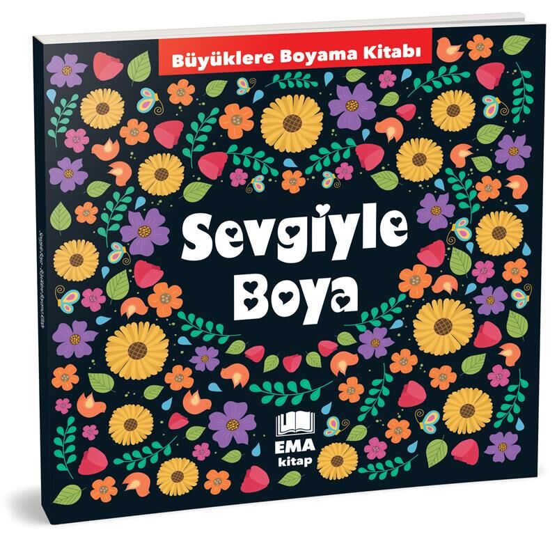 Ema Kitap Büyüklere Boyama Sevgi İle Boya