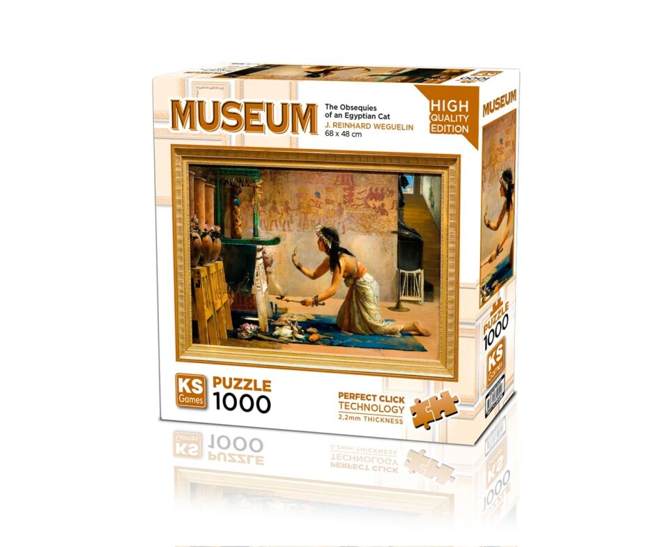 Ks Games Puzzle 1000 The Obsequies Of An Egyptian Cat