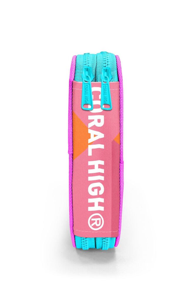 Yaygan Coral High Kalem Çanta İki Katlı 11141