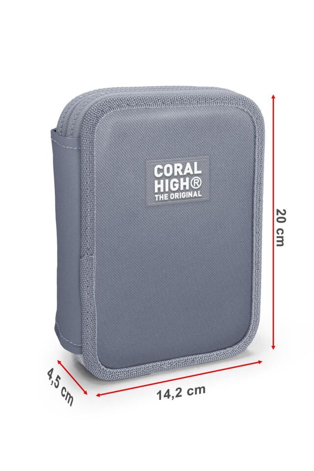 Yaygan Coral High Kalem Çanta İki Katlı 11141