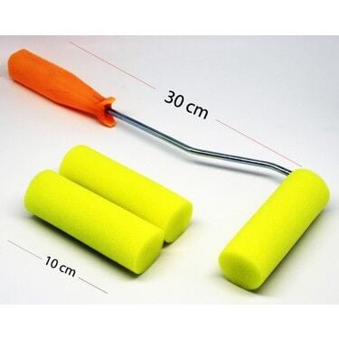 Fırça Rich Sarı Sünger Metal Sap Rulo Set