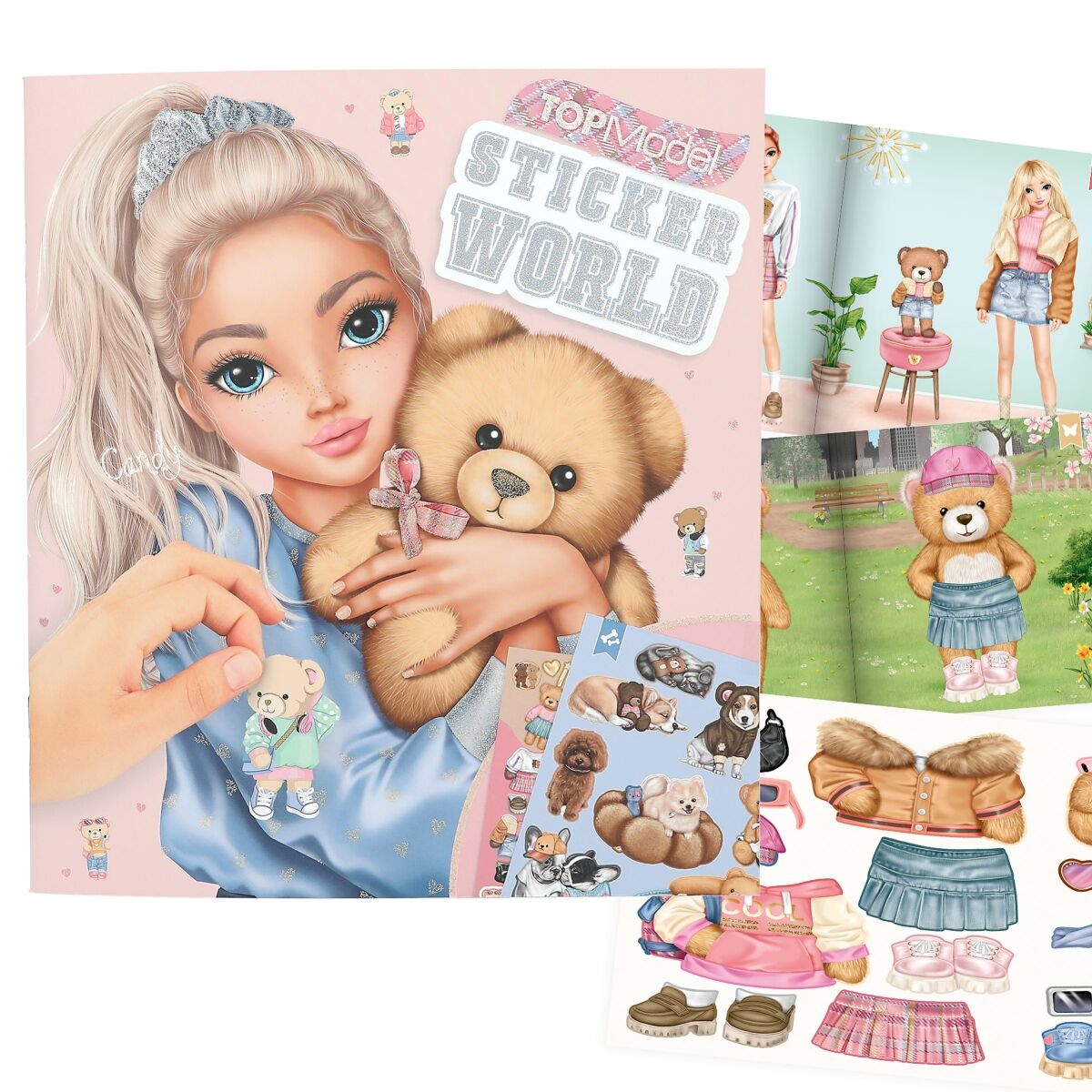 Top Model Çıkartma Kitabı Team Teddy