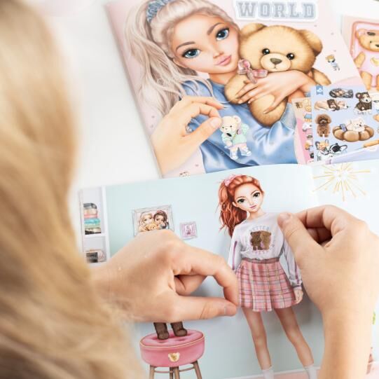 Top Model Çıkartma Kitabı Team Teddy
