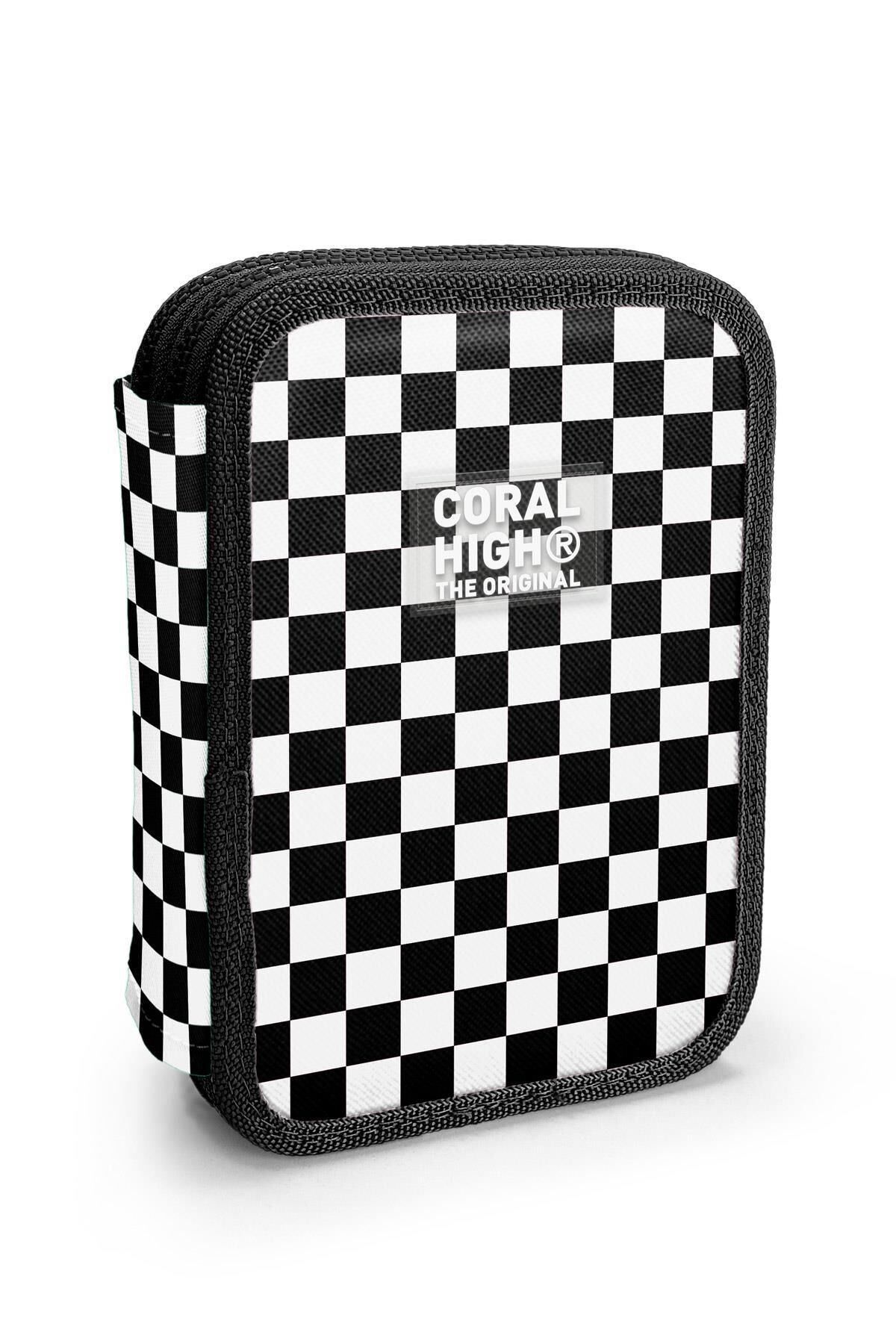 Yaygan Coral High Kalem Çanta İki Katlı 11146