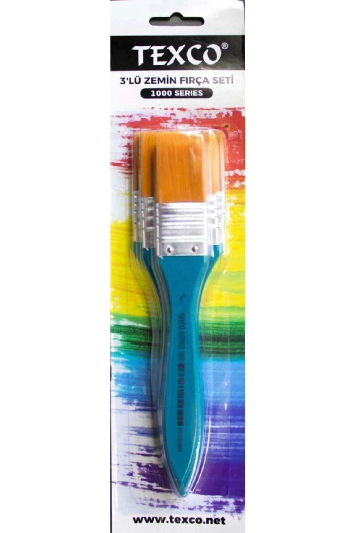 Fırça Texco 1000 Ser3 Lü Zemin Set Turkuaz