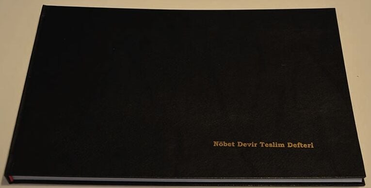 Dilman Nöbet Defteri Devir Teslim 22,5x32 96 Yaprak Yatay