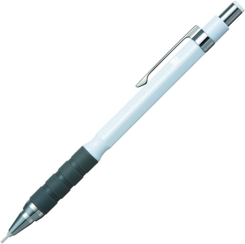 Tombow Sh 300 Grip Mekanik Kurşun Kalem 0,5 Mm Beyaz