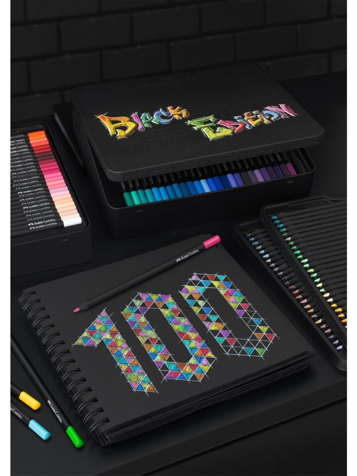 Faber-Castell Black Edition Boya Kalemi 100 Lü