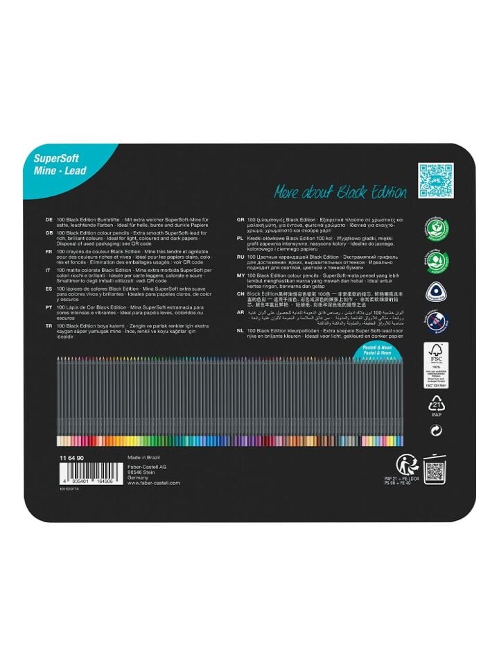 Faber-Castell Black Edition Boya Kalemi 100 Lü