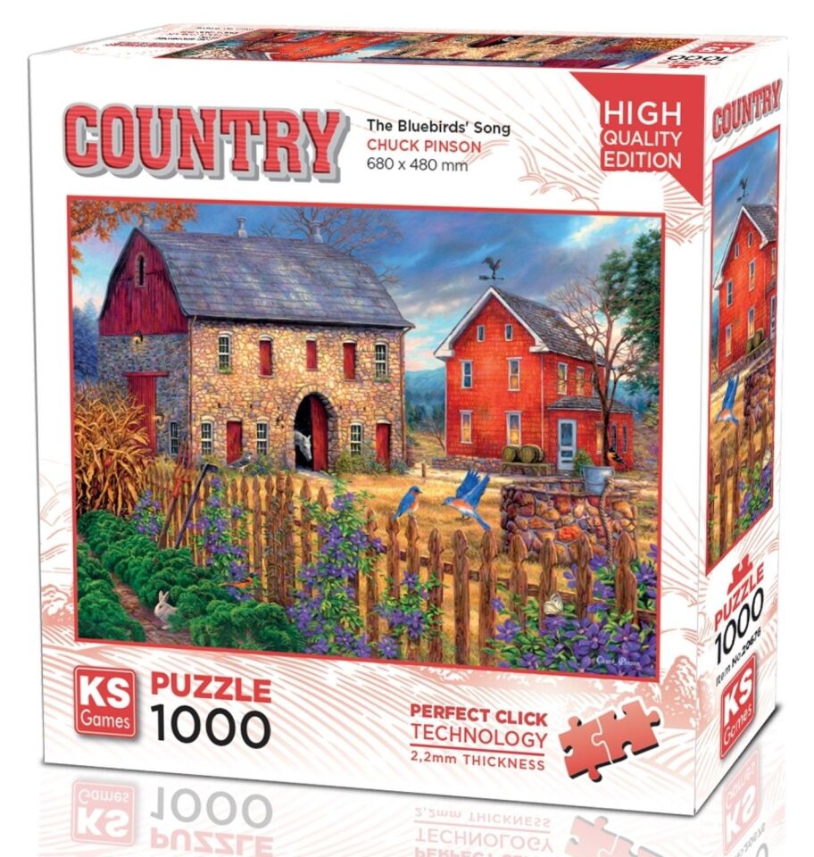 Ks Games Puzzle 1000 The Bluebirds Song