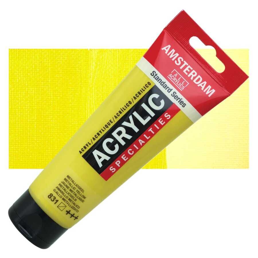 Amsterdam Standart Akrilik 120 Ml Metalik Yellow