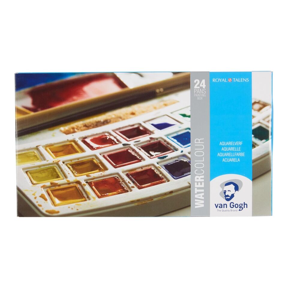 Van Gogh Sulu Boya Tablet Set 24 Lü Plastik Kutu