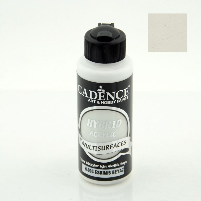 Cadence Hybrid Akrilik Multisurfaces H-003 Eskimiş Beyaz 120 Ml