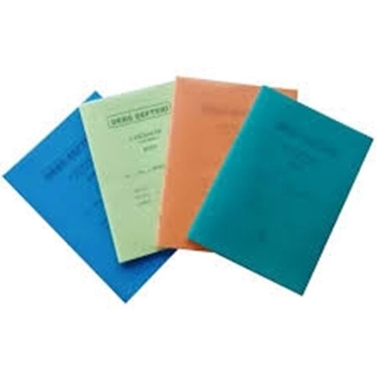 Dilman 10 Ders Defteri Yoklamasız Plastik Kapak