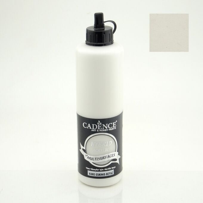 Cadence Hybrid Akrilik Multisurfaces H-003 Eskimiş Beyaz 500 Ml