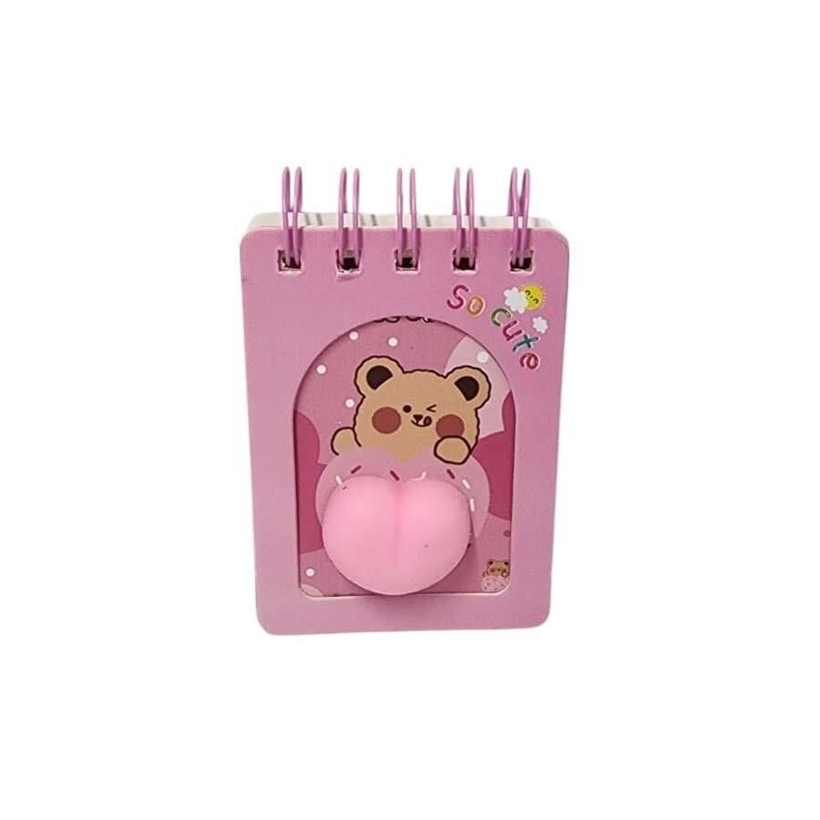 Taros Taros Unick Color Ayıcık Kalpli Not Defteri