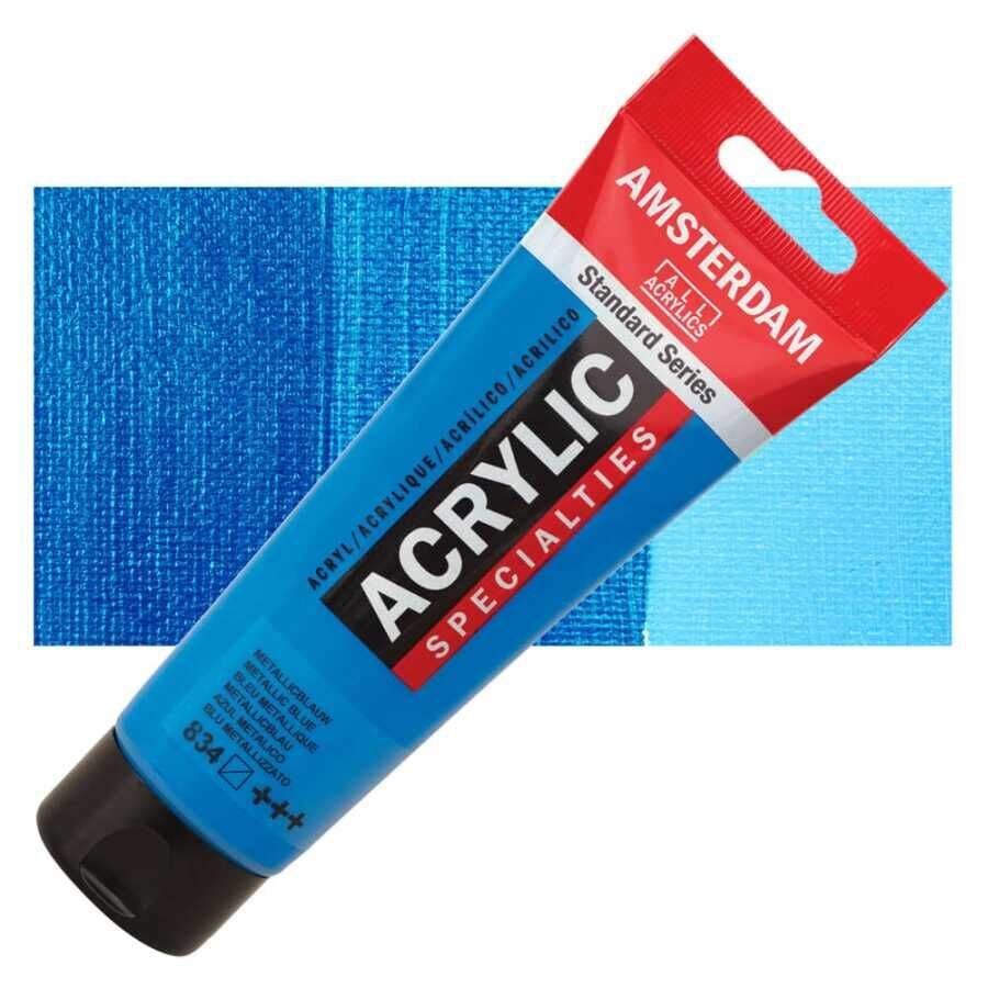 Amsterdam Akrilik Boya 120 Ml Metalik Blue