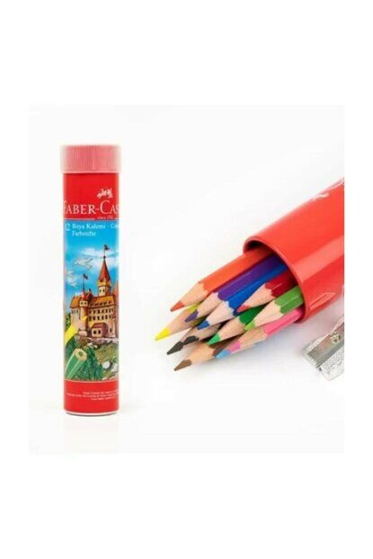 Faber-Castell Kuru Boya Kalemi 12 Renk Tüp