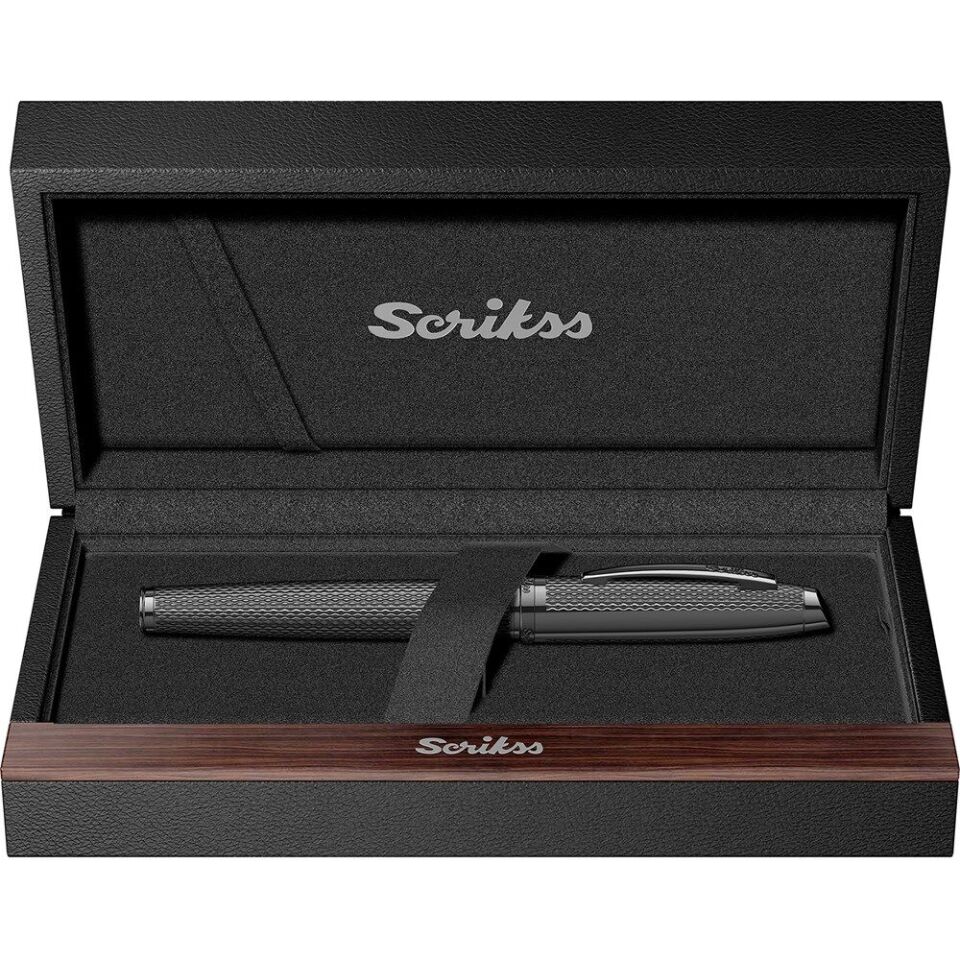 Scrikss Dolma Kalem 390 Mat Siyah M Uç