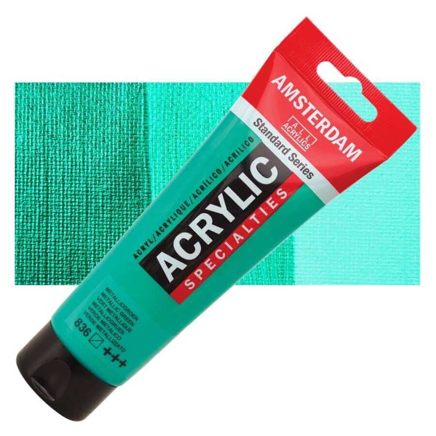 Amsterdam Akrilik Boya 120 Ml Metalik Green