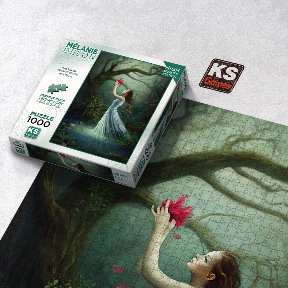 Ks Games Puzzle 1000 Red Bloom