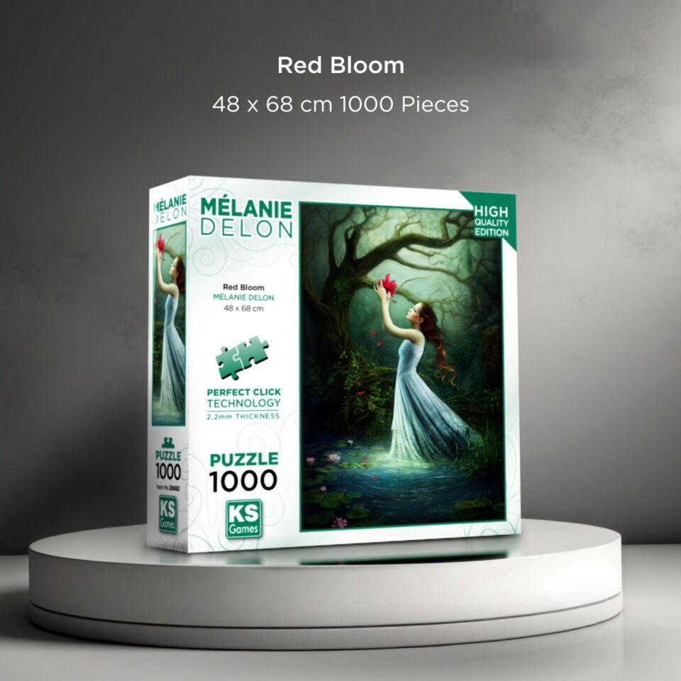 Ks Games Puzzle 1000 Red Bloom