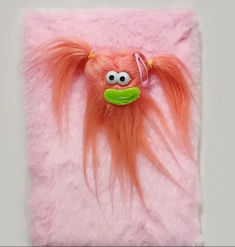 Taros Unick Color Saçlı Monster A5 Peluş Defter