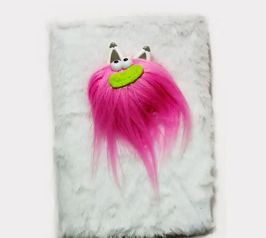 Taros Unick Color Saçlı Monster A5 Peluş Defter