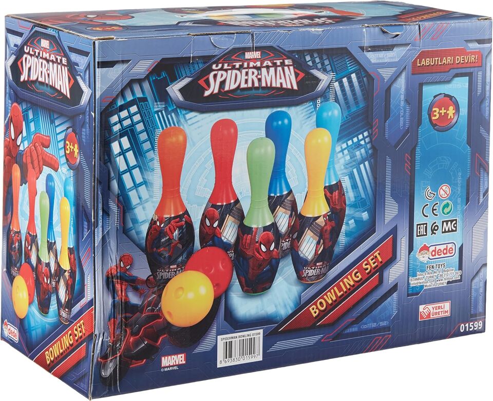 Dede Spiderman Bowling Seti