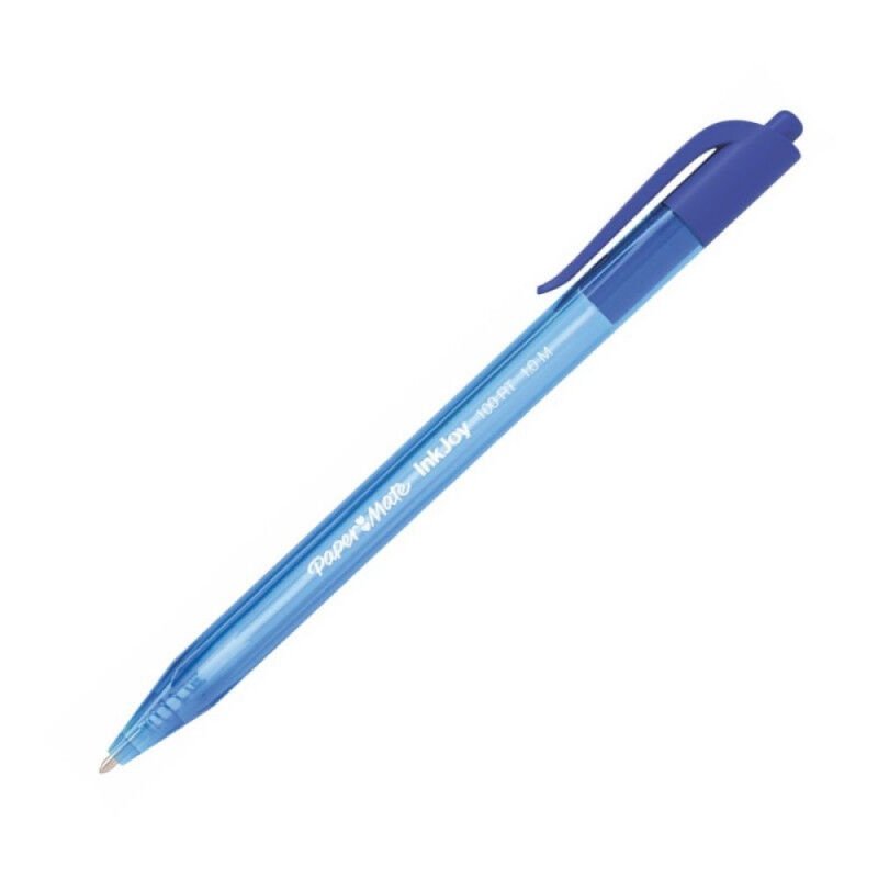 Papermate Tükenmez Inkjoy 100 Rt Mavi Basmalı