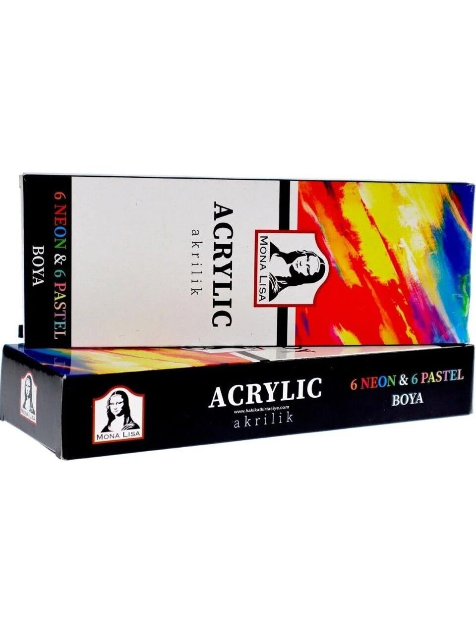 Mona Lisa Akrilik Boya 12 Renkx22 Ml Neon+Pastel