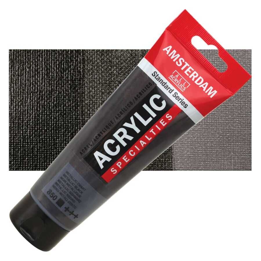 Amsterdam Akrilik Boya 120 Ml Metalik Black