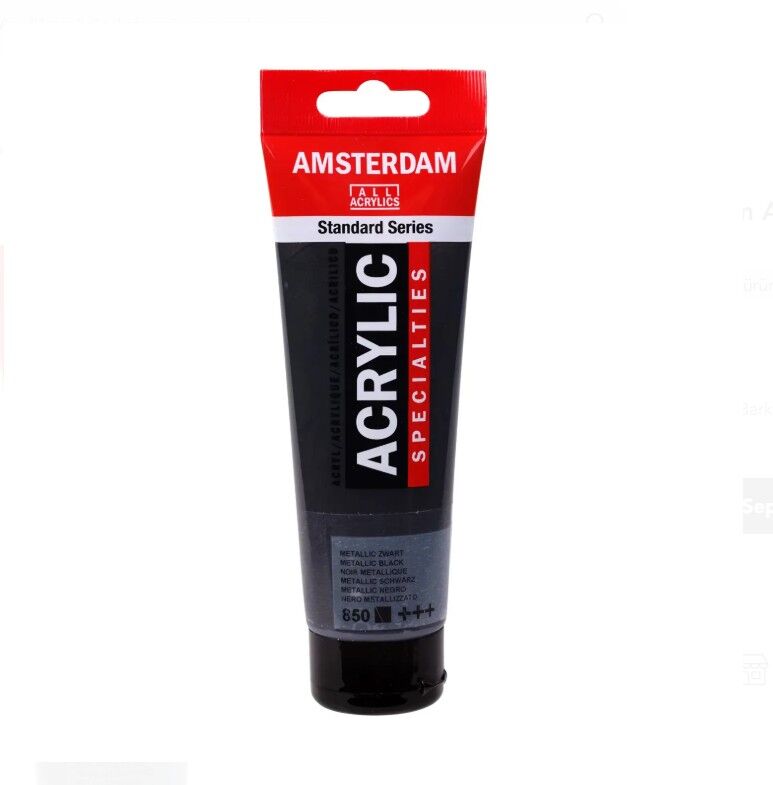 Amsterdam Akrilik Boya 120 Ml Metalik Black
