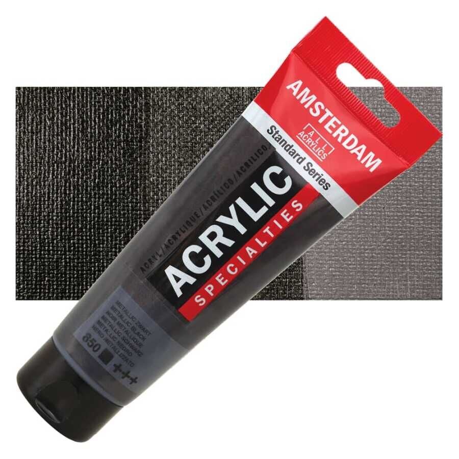 Amsterdam Akrilik Boya 120 Ml Metalik Black