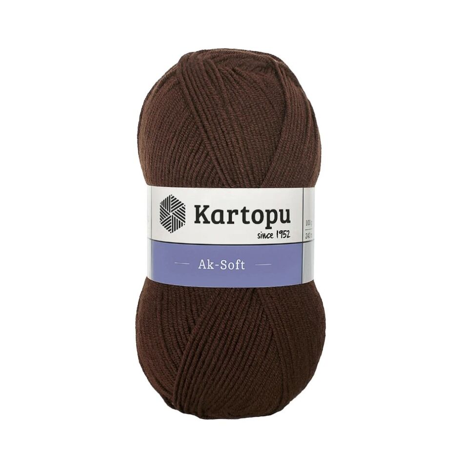 Kartopu Ak-Soft 100 Gr Koyu Kahve K890