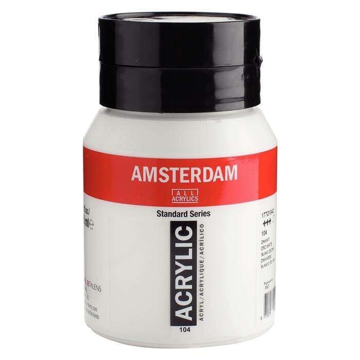 Amsterdam Standart Akrilik 500 Ml Zinc White