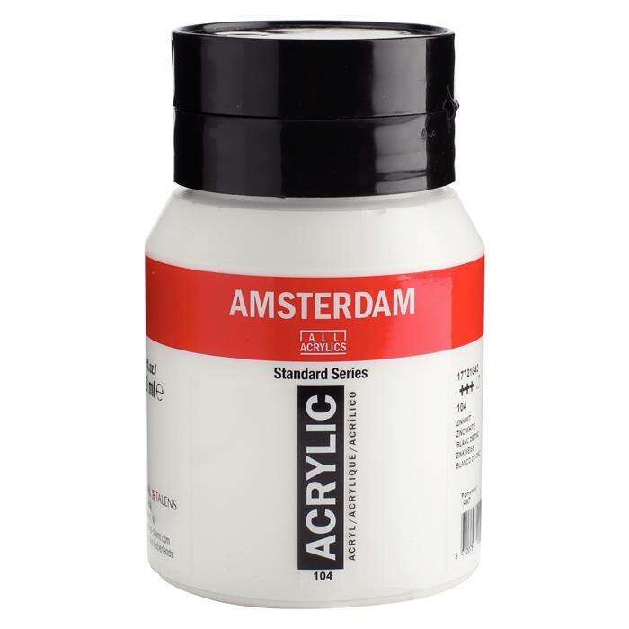 Amsterdam Standart Akrilik 500 Ml Zinc White