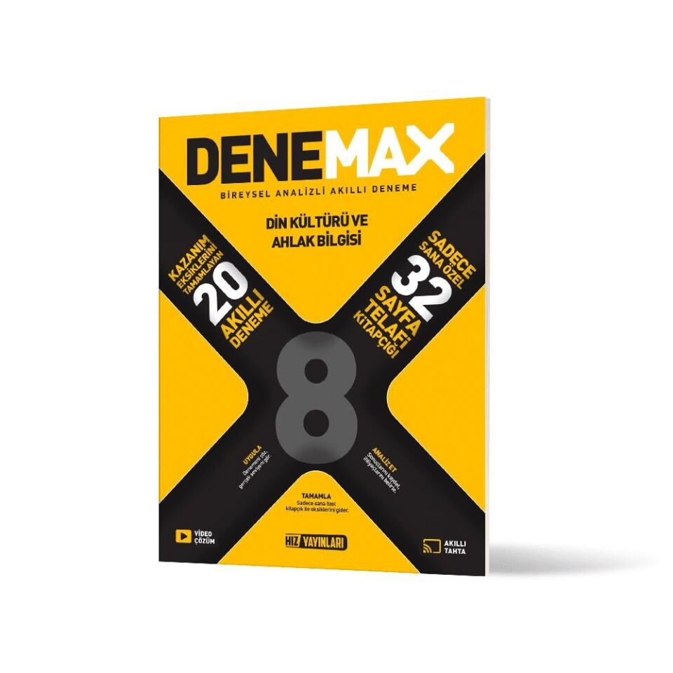 Hız Denemax 8 Din 20 Lı Akıllı Deneme