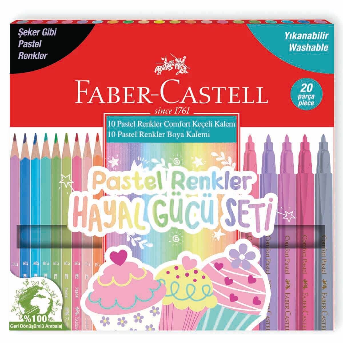 Faber-Castell Pastel Renkler Hayal Gücü Seti 20 Li