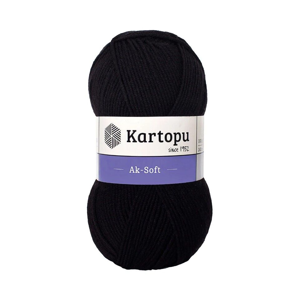 Kartopu Ak-Soft 100 Gr Siyah K940
