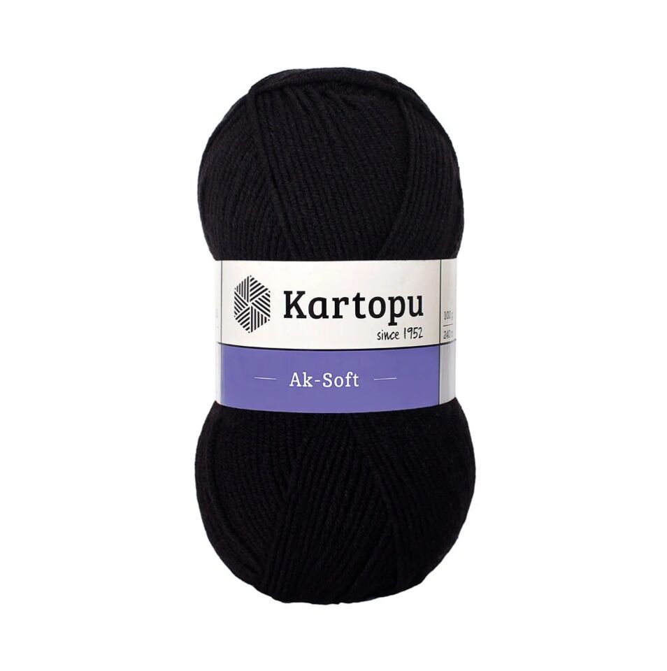 Kartopu Ak-Soft 100 Gr Siyah K940