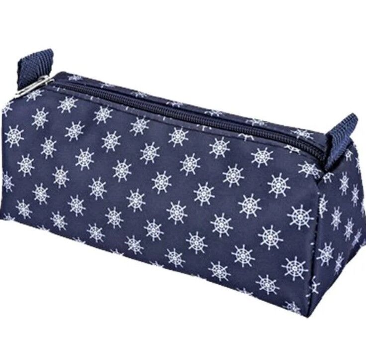 Brons Kalem Çantası Üçgen Desenli