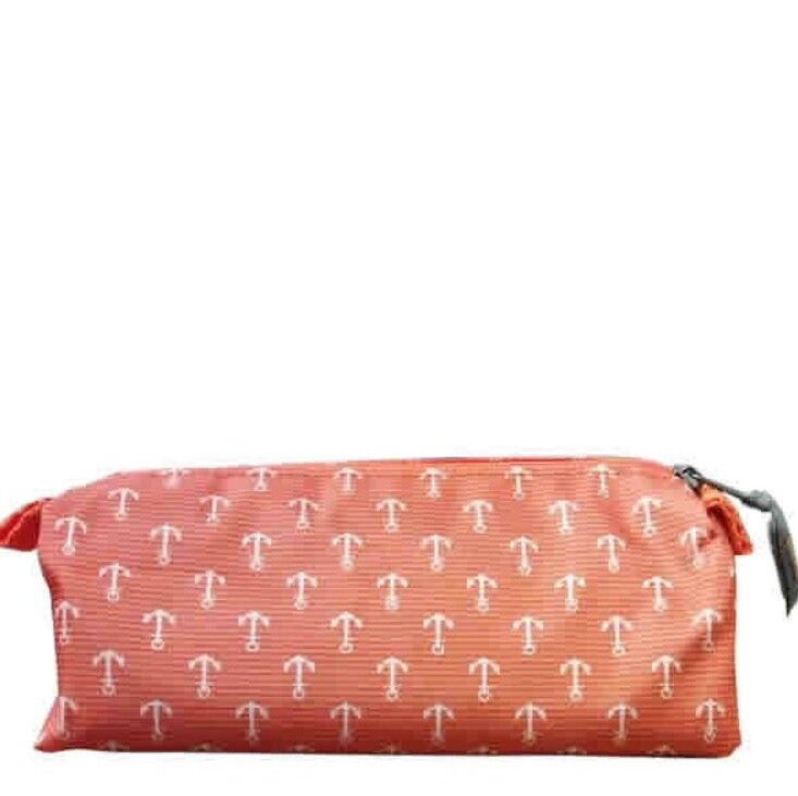 Brons Kalem Çantası Üçgen Desenli