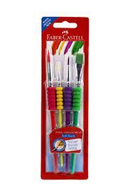 Faber-Castell Soft Touch Fırça 4 Lü
