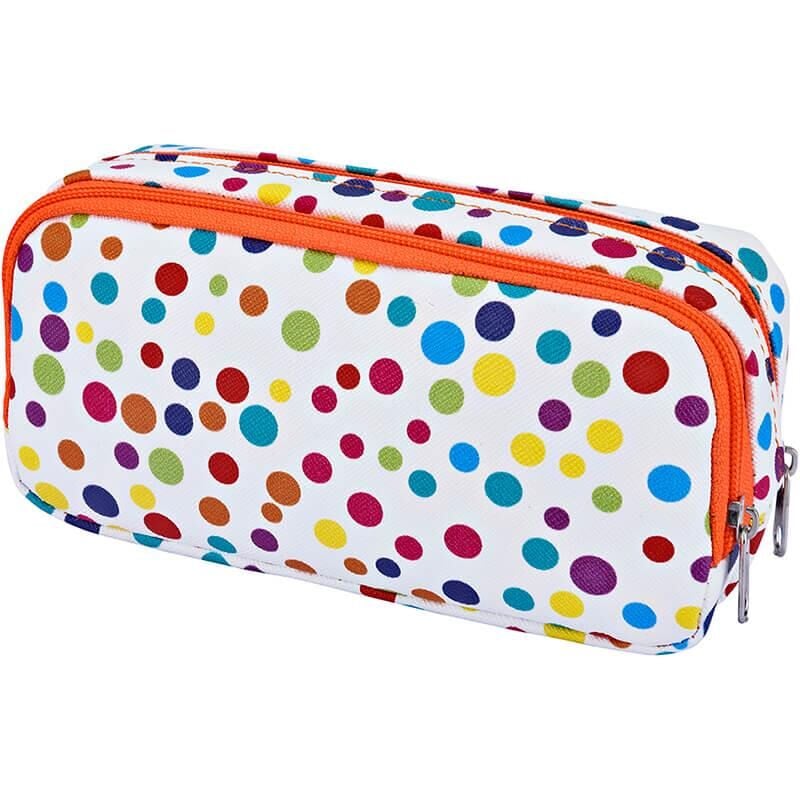 Brons Kalem Çantası Çift Kat