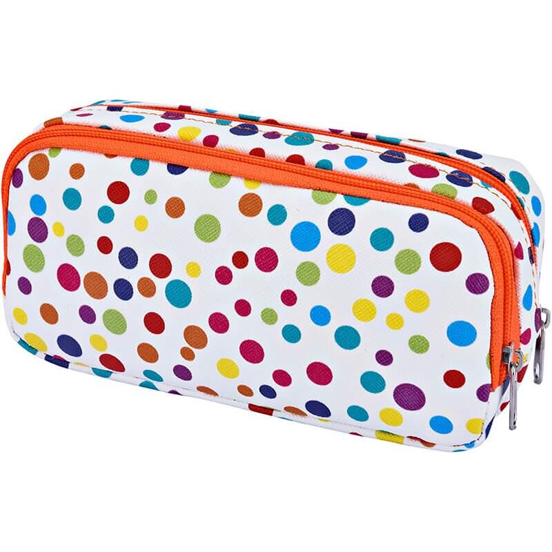 Brons Kalem Çantası Çift Kat