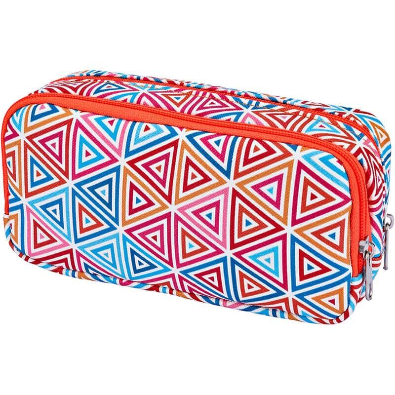 Brons Kalem Çantası Çift Kat