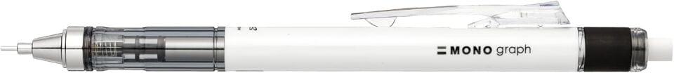 Tombow Mono Graph Mekanik Kurşun Kalem 0.7 Mm Beyaz