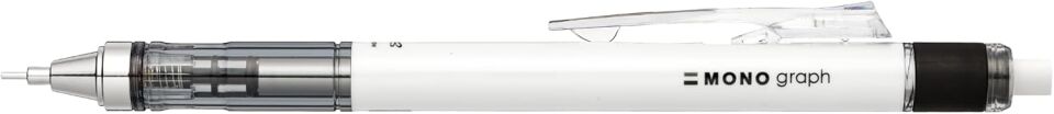 Tombow Mono Graph Mekanik Kurşun Kalem 0.7 Mm Beyaz